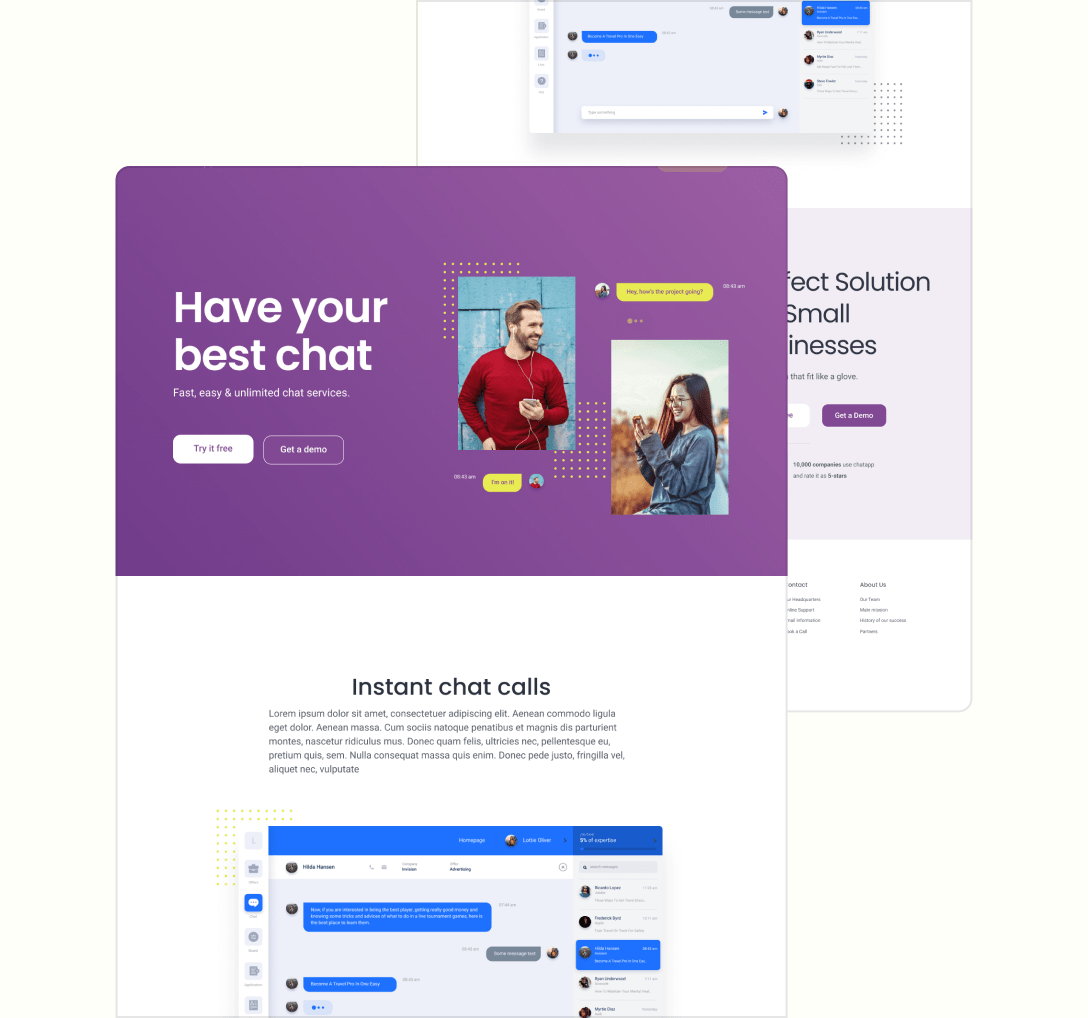 Chat app project photo